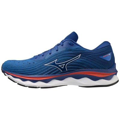 Zapatillas Para Correr Mizuno WAVE Sky 6 Hombre Azul Marino / Blancos / Rojos - Chile M058KIZNLU